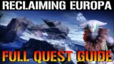 Destiny 2: Beyond Light | Reclaiming Europa (Full Quest Guide)