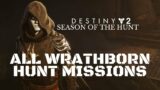 Destiny 2 All Wrathborn Hunt Missions Walkthrough Gameplay (Season of the Hunt) (Beyond Light)