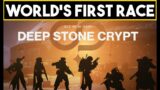 DEEP STONE CRYPT WORLDS FIRST RACE!  New Destiny 2 Raid in Beyond Light