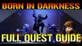 Destiny 2: Born In Darkness | Full Quest Guide (How To Get Stasis Fragments & Aspects) Beyond Light