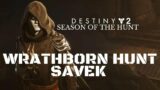 Destiny 2 Wrathborn Hunt Savek (Season of the Hunt) (Crypolith Lure) (Beyond Light)
