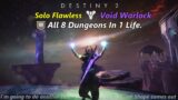 Every Destiny 2 Dungeon Solo Flawless In 1 Life, Void Warlock (Season of the Wish)