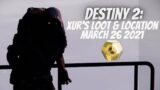 Xur Location & Loot This Week March 26 2021 | Destiny 2 Beyond Light Season Of The Chosen | #Shorts